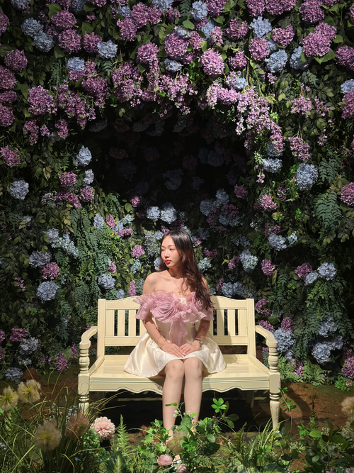 Chelsea | Flora Muse Satin Mini Dress