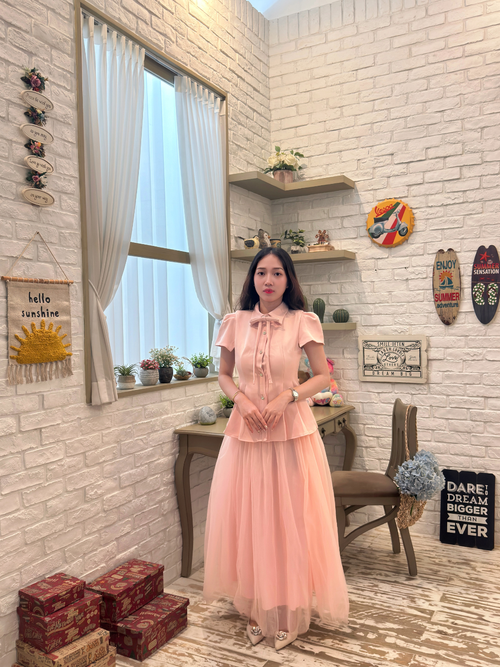 Belinda | Enchanted Peplum and Tulle Co-ord Set