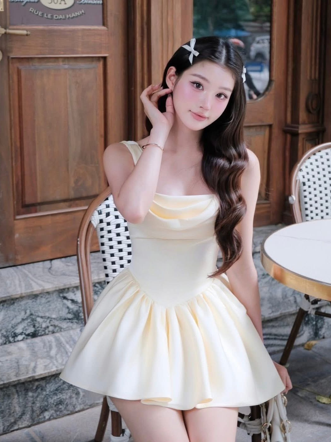 Yza | Lumière Satin Corset Mini
